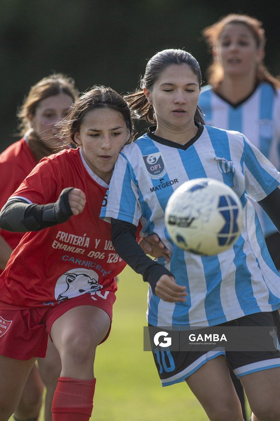 Luana Cortés, de Las Delicias, Campeonato Minuano Femenino. Estadio Parque Walter Montero.