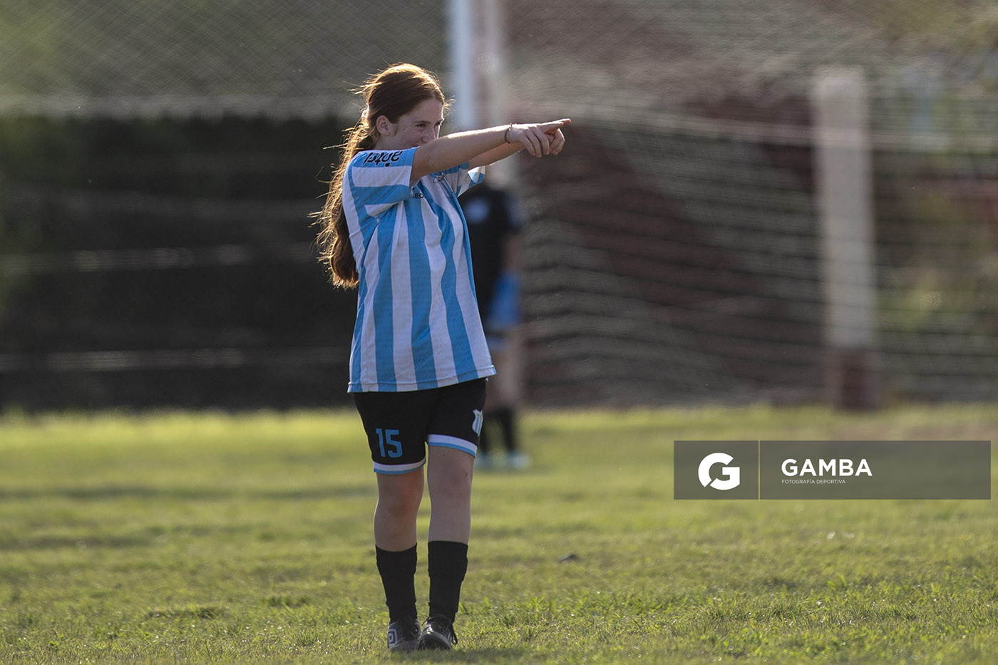 Melina Ayala, de Las Delicias, Campeonato Minuano Femenino. Estadio Parque Walter Montero.