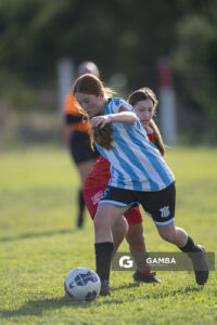 Melina Ayala, de Las Delicias, Campeonato Minuano Femenino. Estadio Parque Walter Montero.