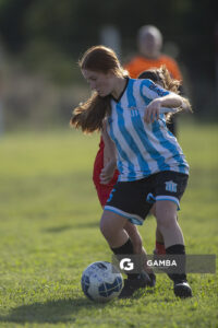 Melina Ayala, de Las Delicias, Campeonato Minuano Femenino. Estadio Parque Walter Montero.