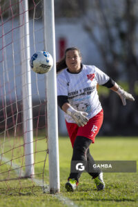 Iris González, golera de Estación, Campeonato Minuano Femenino. Estadio Parque Walter Montero.