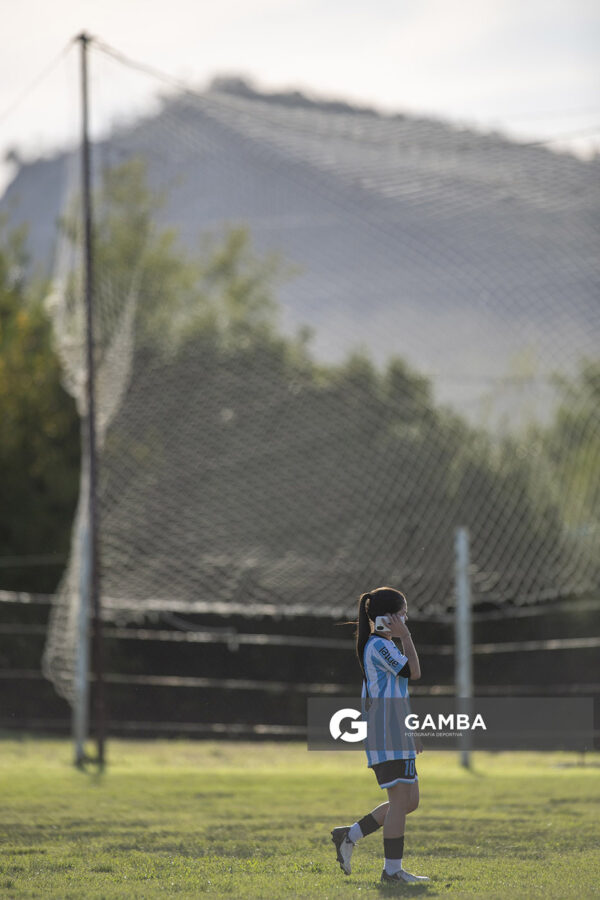 Luana Cortés, de Las Delicias, Campeonato Minuano Femenino. Estadio Parque Walter Montero.