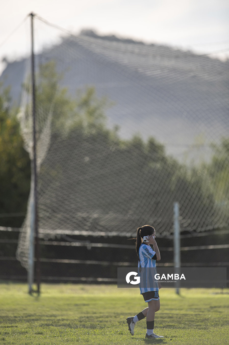 Luana Cortés, de Las Delicias, Campeonato Minuano Femenino. Estadio Parque Walter Montero.