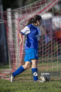 Verónica Calcerrada, de Granjeros, Campeonato Minuano Femenino. Estadio Parque Walter Montero.