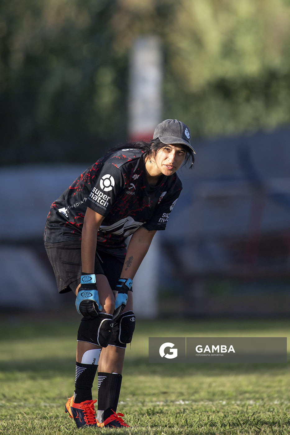Jeniffer Corbo, golera de Barrio Olímpico, Campeonato Minuano Femenino. Estadio Parque Walter Montero.