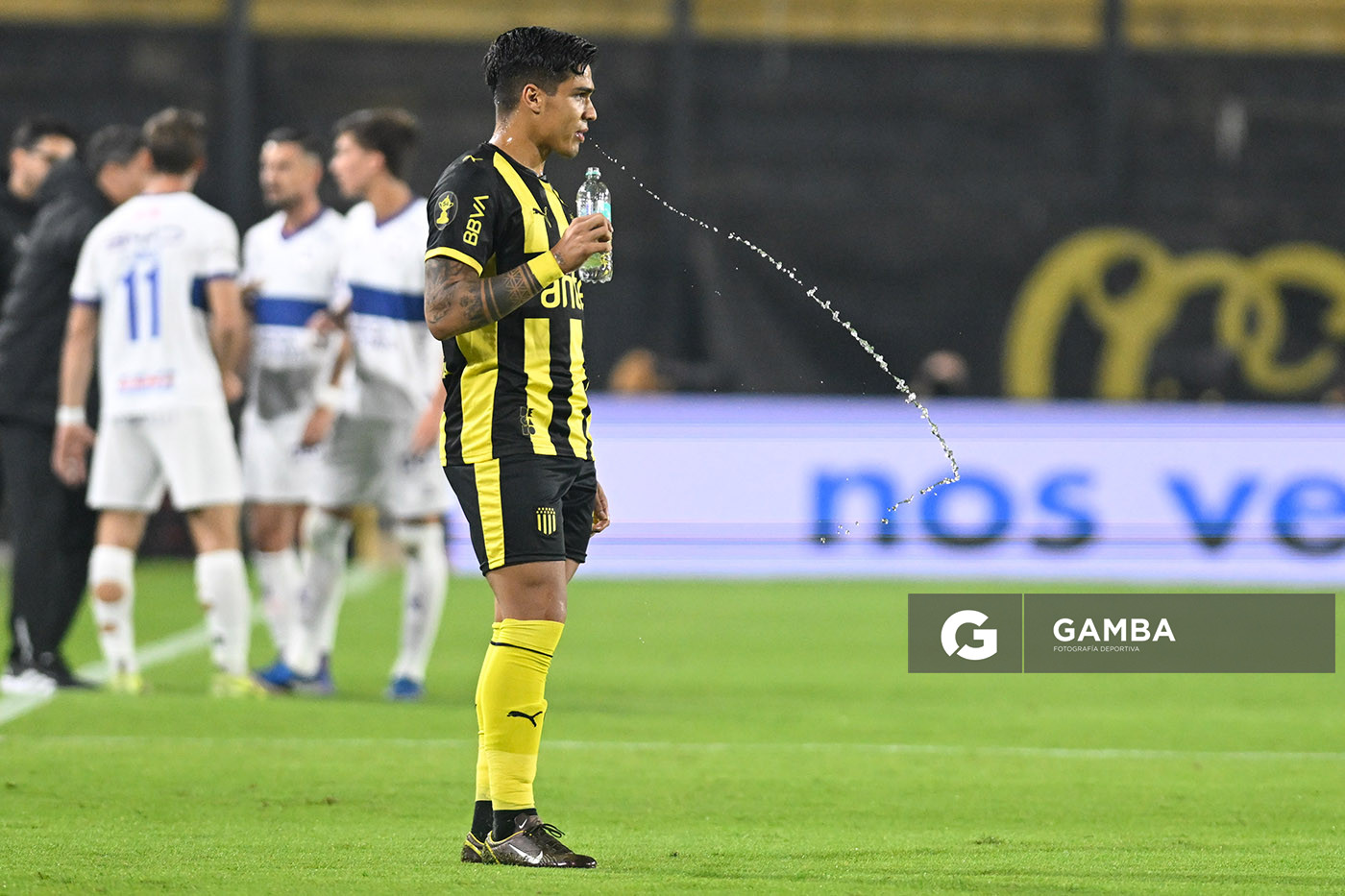 Matías Arezo, de Peñarol, Liga AUF Uruguaya. Estadio Campeón del Siglo.