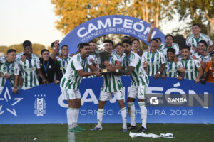 Racing Campeón del Torneo Apertura. Liga AUF Uruguaya. Estadio Parque Osvaldo Roberto.