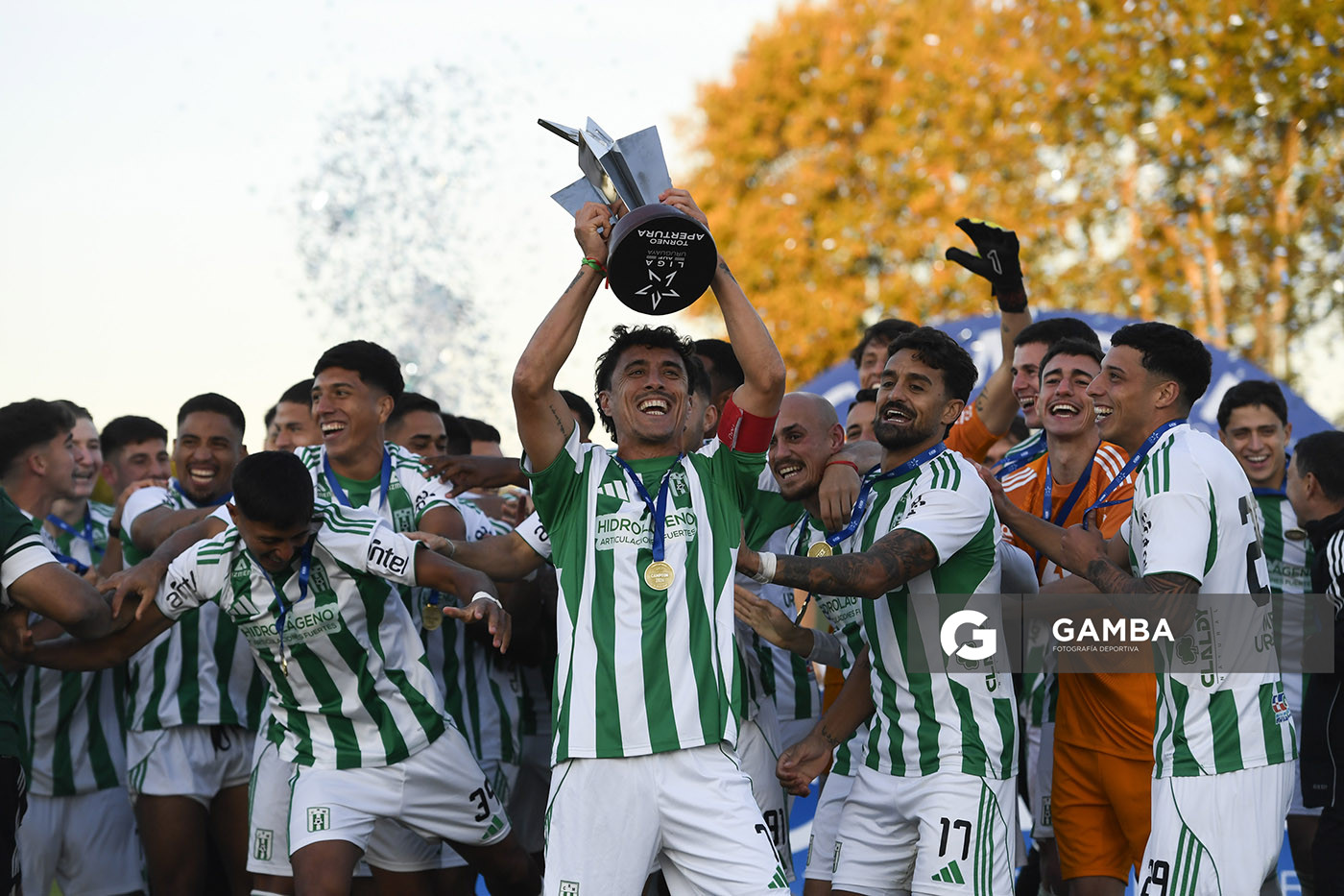 Racing Campeón del Torneo Apertura. Liga AUF Uruguaya. Estadio Parque Osvaldo Roberto.