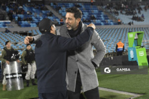 Jorge Bava, director técnico de Nacional, Liga AUF Uruguaya. Estadio Centenario.