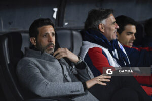 Jorge Bava, director técnico de Nacional, Liga AUF Uruguaya. Estadio Centenario.