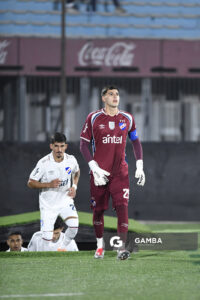 Ignacio Suárez, golero de Nacional, Liga AUF Uruguaya. Estadio Centenario.