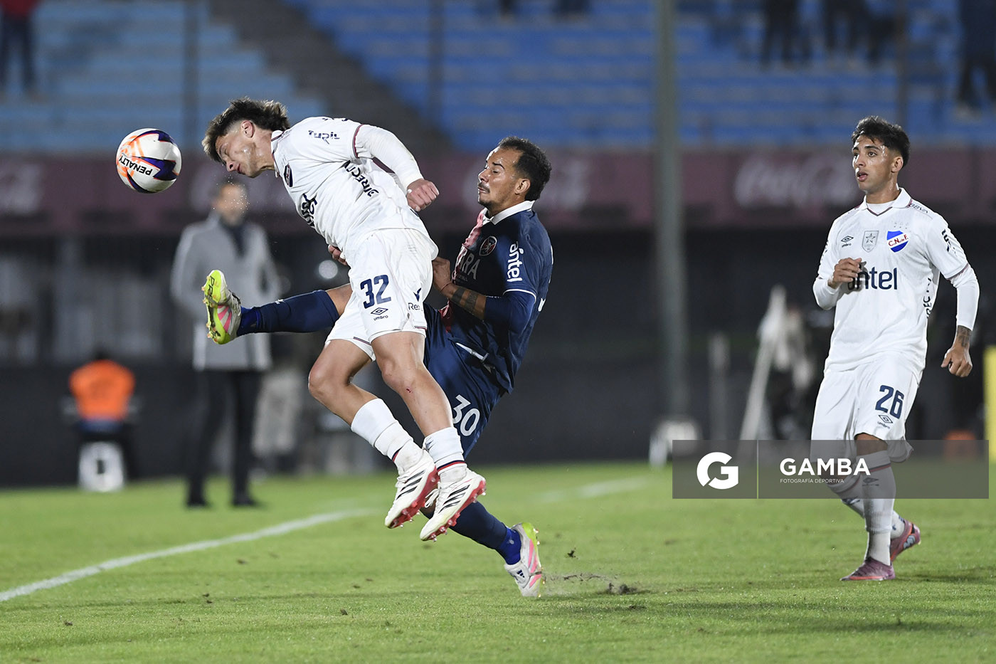 Tomás Viera, de Nacional, Liga AUF Uruguaya. Estadio Centenario.