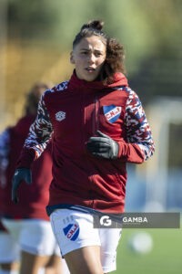 Valentina Cousillas, de Nacional, Campeonato Uruguayo Femenino. Estadio José Pedro Damiani.