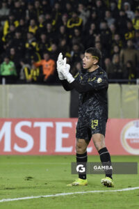 Washington Aguerre, golero de Peñarol, Copa Conmebol Libertadores. Estadio Campeón del Siglo.