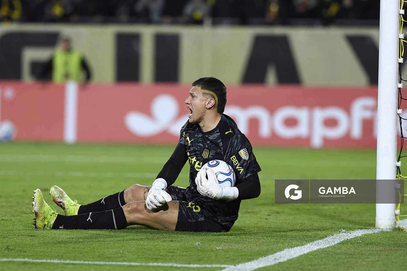 Washington Aguerre, golero de Peñarol, Copa Conmebol Libertadores. Estadio Campeón del Siglo.