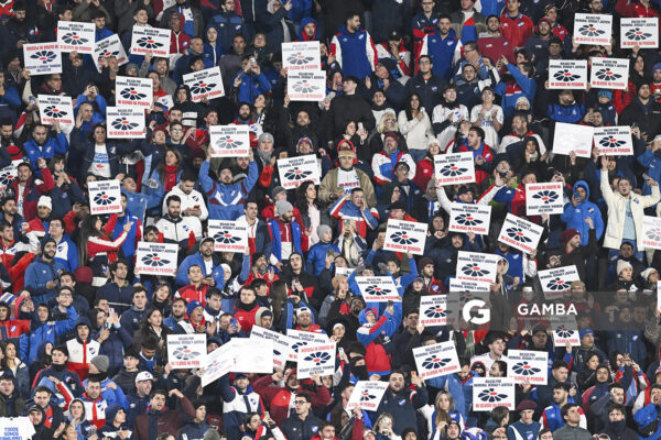 Hinchada de Nacional. Copa Conmebol Libertadores. Estadio Gran Parque Central.