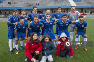 Titulares de San Carlos. 22ª Copa Nacional de Clubes. Estadio Juan Antonio Lavalleja.