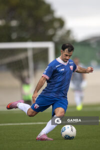 Pablo Moreira, de San Carlos, 22ª Copa Nacional de Clubes. Estadio Juan Antonio Lavalleja.