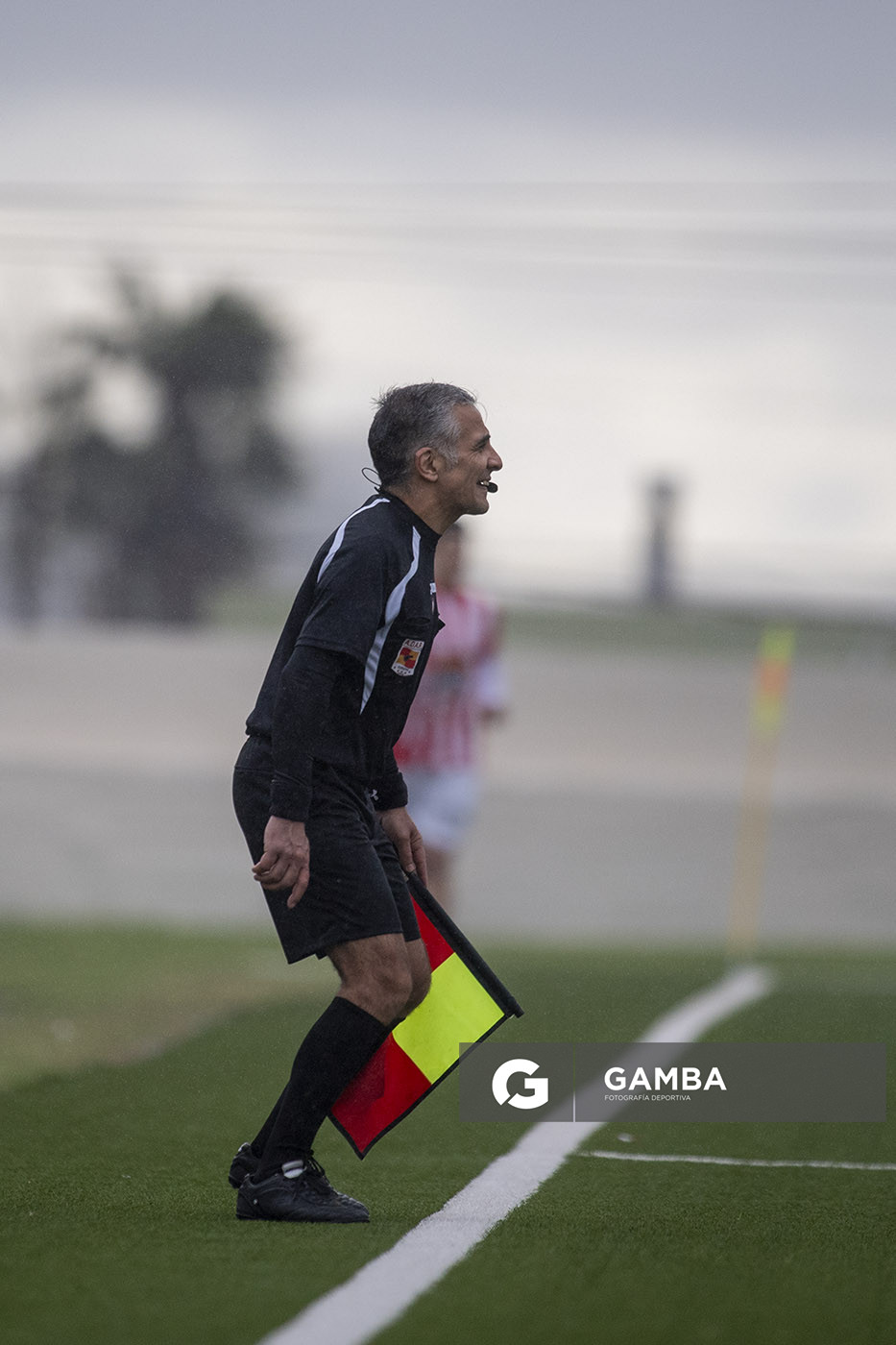 Marcos González, segundo árbitro asistente, 22ª Copa Nacional de Clubes. Estadio Juan Antonio Lavalleja.