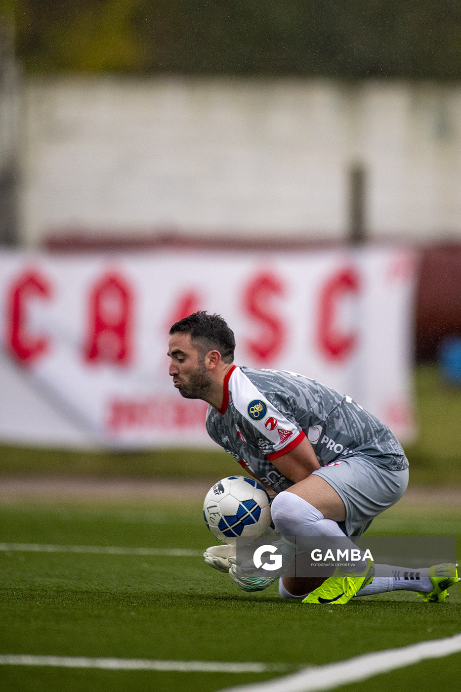 Juan Lladó, golero de San Carlos, 22ª Copa Nacional de Clubes. Estadio Juan Antonio Lavalleja.