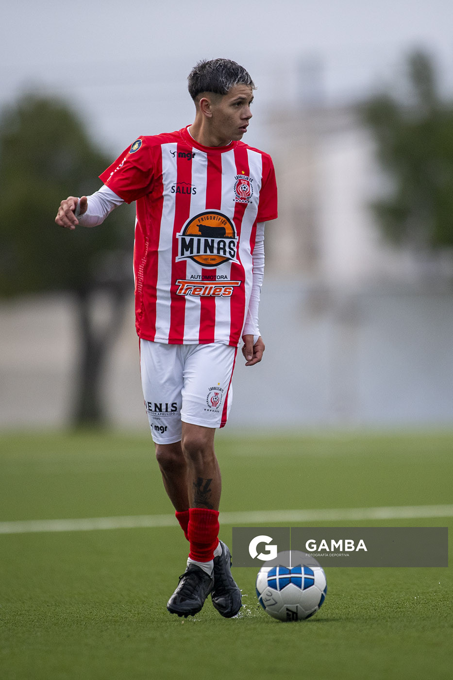 Jordan Pissano, de Lavalleja, 22ª Copa Nacional de Clubes. Estadio Juan Antonio Lavalleja.