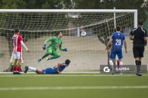 Gonzalo Gadea, de San Carlos, 22ª Copa Nacional de Clubes. Estadio Juan Antonio Lavalleja.