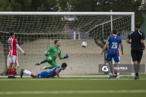 Gonzalo Gadea, de San Carlos, 22ª Copa Nacional de Clubes. Estadio Juan Antonio Lavalleja.