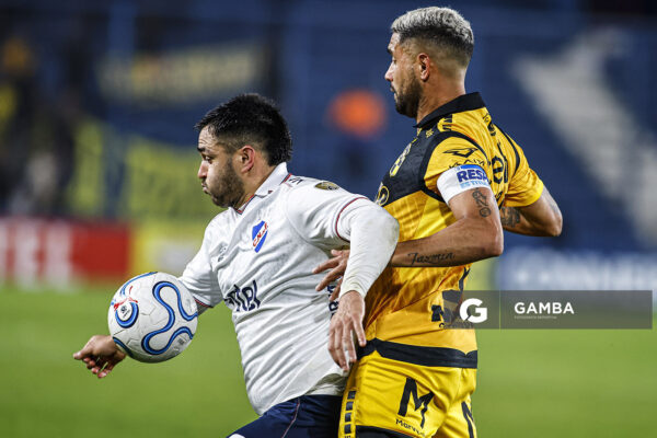 Maximiliano Gómez, de Nacional, Copa Conmebol Libertadores. Estadio Gran Parque Central.