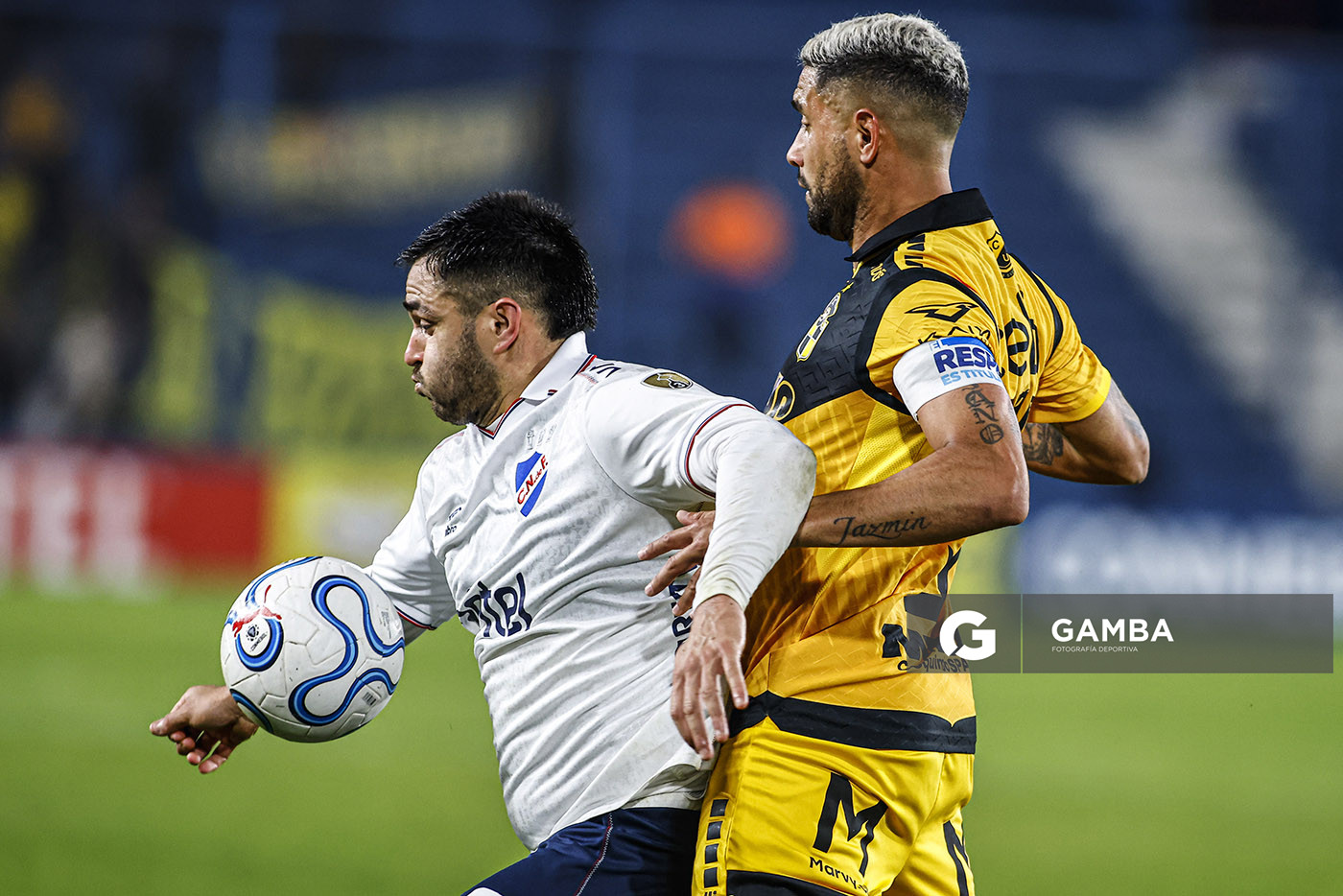 Maximiliano Gómez, de Nacional, Copa Conmebol Libertadores. Estadio Gran Parque Central.