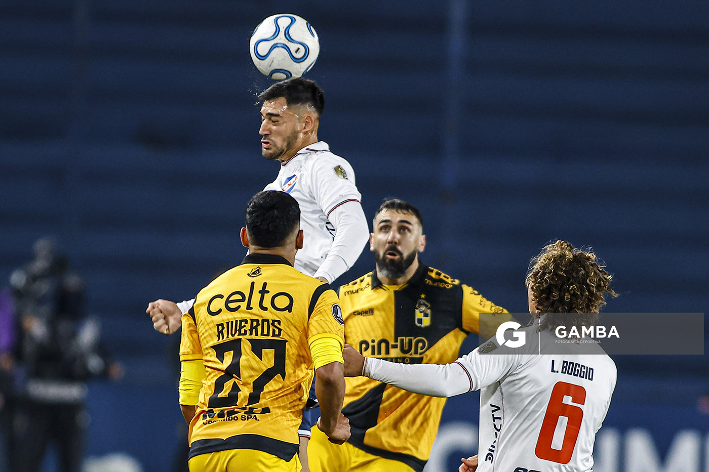 Emiliano Ancheta, de Nacional, Copa Conmebol Libertadores. Estadio Gran Parque Central.