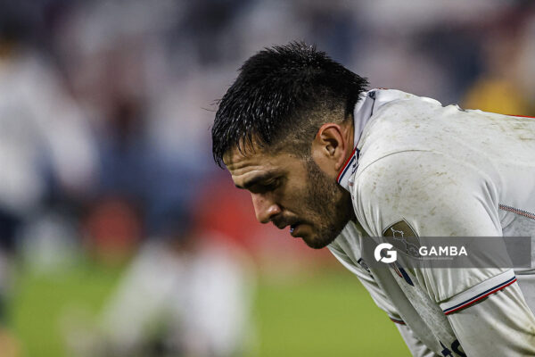 Maximiliano Gómez, de Nacional, Copa Conmebol Libertadores. Estadio Gran Parque Central.