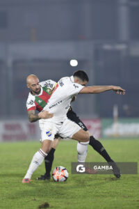 Maximiliano Gómez, de Nacional, Liga AUF Uruguaya. Estadio Domingo Burgueño.
