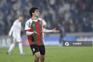 Gonzalo Larrazábal, de Deportivo Maldonado, Liga AUF Uruguaya. Estadio Domingo Burgueño.