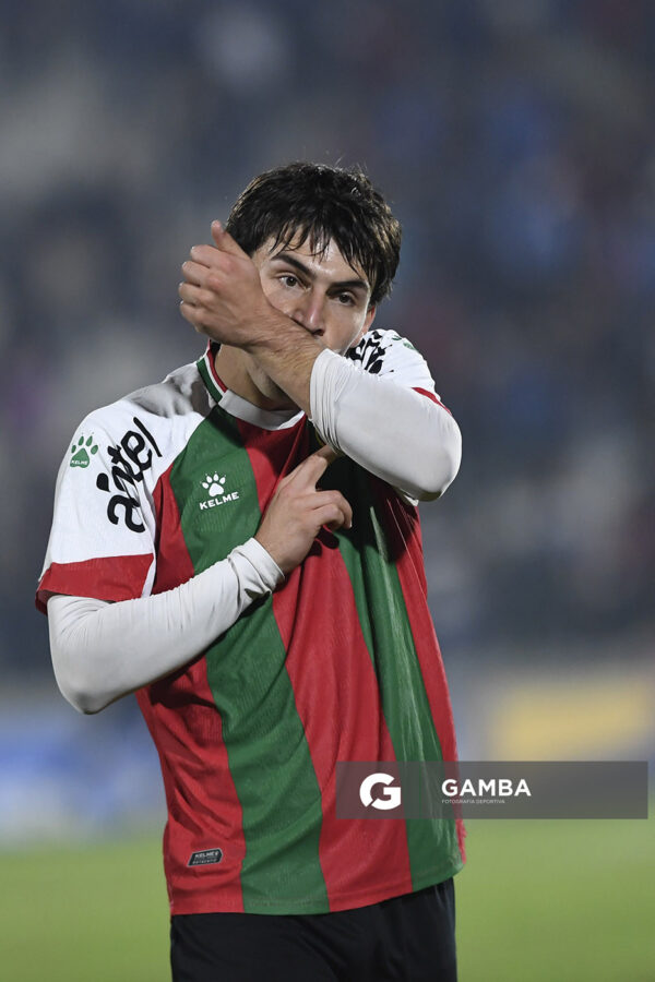 Gonzalo Larrazábal, de Deportivo Maldonado, Liga AUF Uruguaya. Estadio Domingo Burgueño.