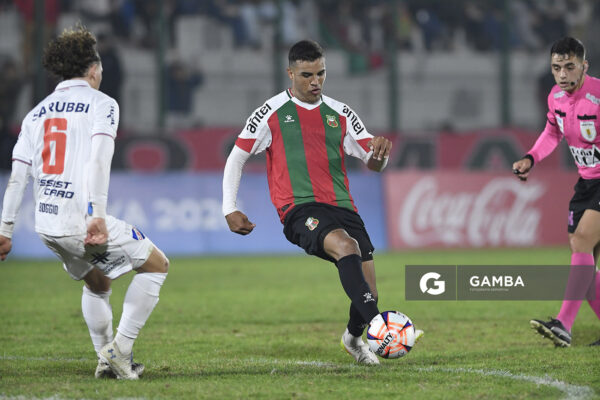 Maximiliano Noble, de Deportivo Maldonado, Liga AUF Uruguaya. Estadio Domingo Burgueño.