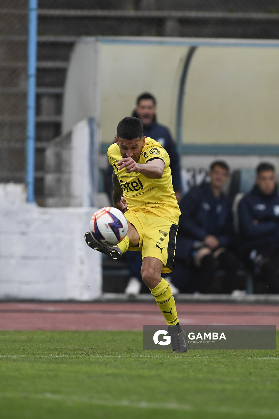 Javier Cabrera, de Peñarol, Liga AUF Uruguaya. Estadio Luis Tróccoli.