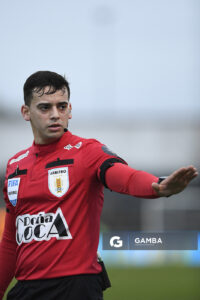 Mathías de Armas, árbitro central, Liga AUF Uruguaya. Estadio Luis Tróccoli.