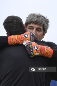 Óscar Ferro, entrenador de arqueros de Peñarol, Liga AUF Uruguaya. Estadio Luis Tróccoli.