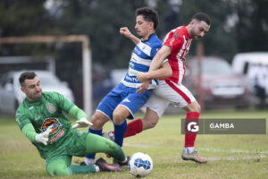 Valentín Melgar, golero de Lavalleja, 22ª Copa Nacional de Clubes. Estadio Parque Alfredo García Montero.