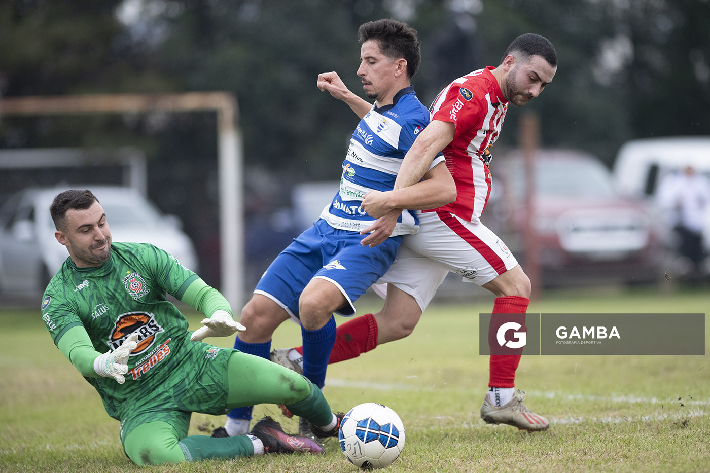 Valentín Melgar, golero de Lavalleja, 22ª Copa Nacional de Clubes. Estadio Parque Alfredo García Montero.