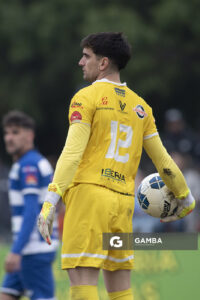 Gastón Hernández, golero de Libertad, 22ª Copa Nacional de Clubes. Estadio Parque Alfredo García Montero.
