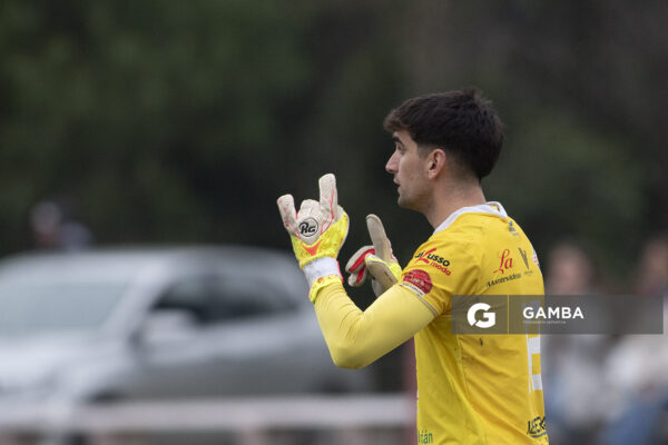 Gastón Hernández, golero de Libertad, 22ª Copa Nacional de Clubes. Estadio Parque Alfredo García Montero.