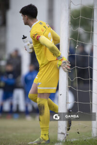 Gastón Hernández, golero de Libertad, 22ª Copa Nacional de Clubes. Estadio Parque Alfredo García Montero.