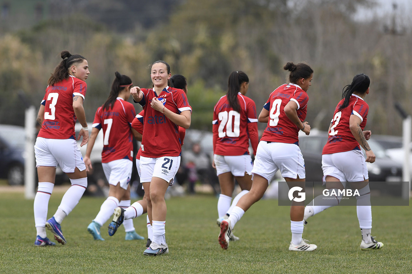 Sofía Olivera, de Nacional, Campeonato Uruguayo Femenino. Complejo Walter Devoto.