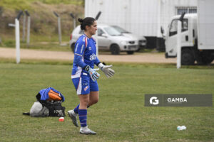 Josefina Villanueva, golera de Nacional, Campeonato Uruguayo Femenino. Complejo Walter Devoto.