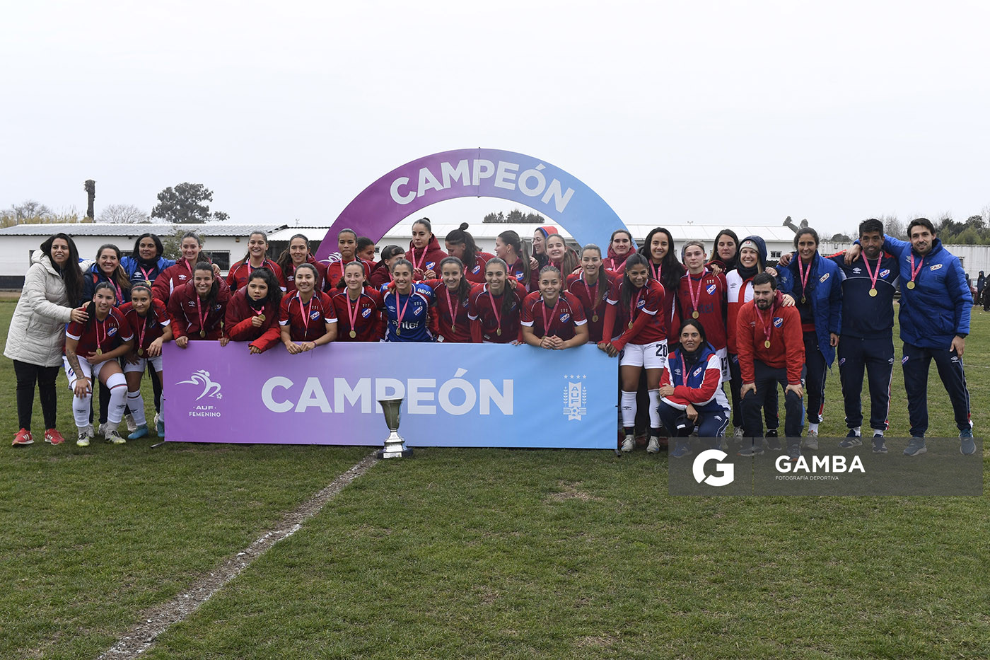 Nacional Campeón del Torneo Apertura. Campeonato Uruguayo Femenino. Complejo Walter Devoto.