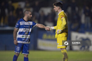 Marcelo Martínez y Gastón Hernández, de Libertad. 22ª Copa Nacional de Clubes.