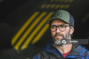 Ignacio Ithurralde, director técnico de Boston River, Liga AUF Uruguaya. Estadio Campeón del Siglo.