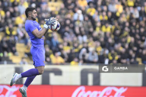 Bruno Antúnez, golero de Boston River. Liga AUF Uruguaya. Estadio Campeón del Siglo.
