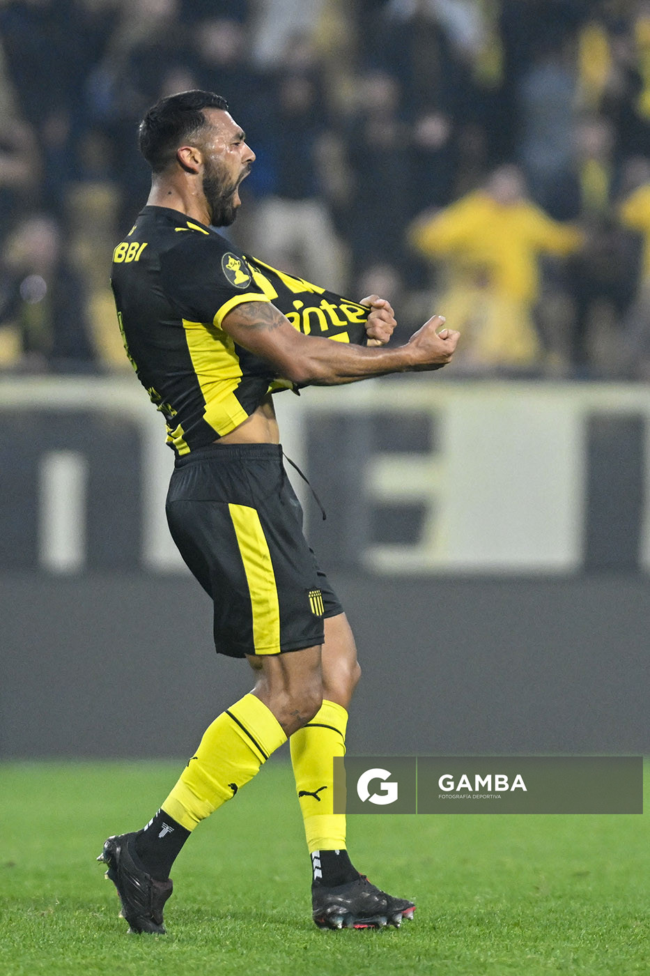 Franco Romero, de Peñarol, Liga AUF Uruguaya. Estadio Campeón del Siglo.